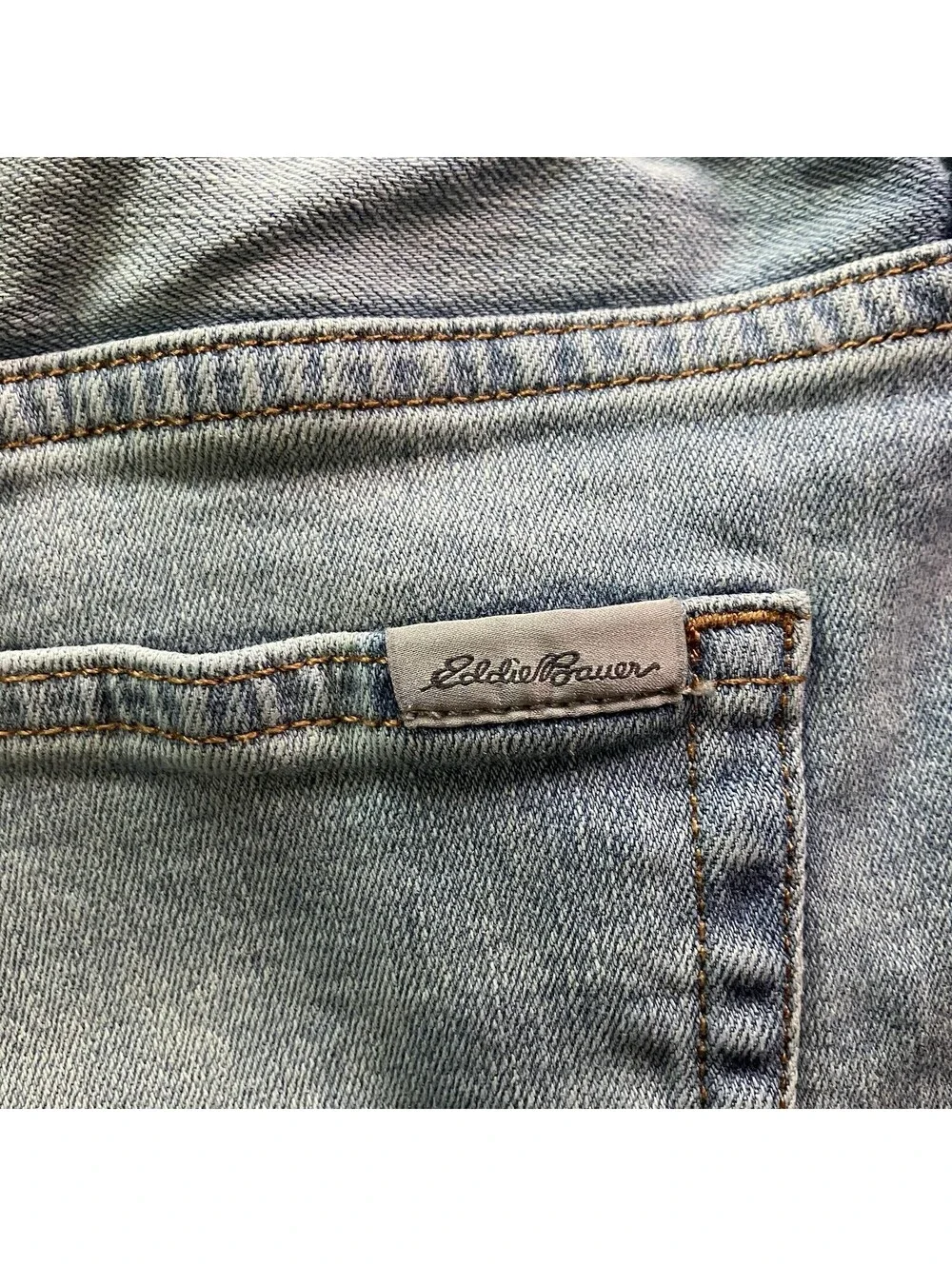 Eddie Bauer Jeans, Women's Size 10, Denim, Light Wash, Straight, Specially Dyed